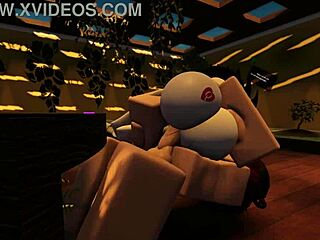 My subscriber begged me to fuck her hard in Roblox condo game. Pov action went deep.