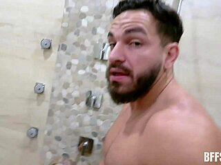 Three Teen Hotties Kneel for Deepthroat in Bathroom Group