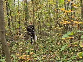 Crazy maniac fucks Loren Strawberry in woods
