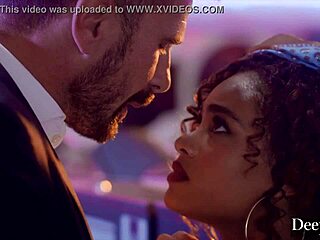 Deepthroat with sultry ebony beauty