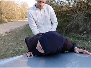 muslim bitch pounded in public