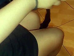 My boyfriend records after anal fucking me hard in the lodging