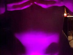 The Latina girl teases, ripping her clothes to reveal her ass in an enticing striptease.