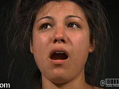 Hottie gets punished in garage