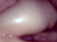 The best oiled pussy gets a hard cock