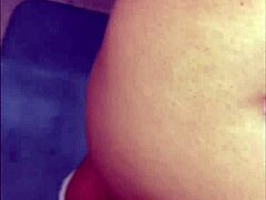 ebony babe with big tits sneaks into bathroom for doggystyle fucking and blowjob