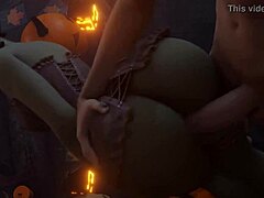 Sombra bends over for doggystyle.