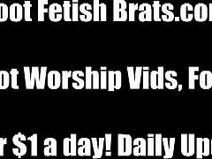 She Left Her Feet Exposed on Purpose for Femdom Fetish