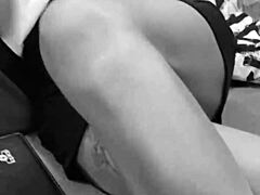 The hot secretary with big tits and ass is waiting for your instructions. She's ready for a blowjob and more