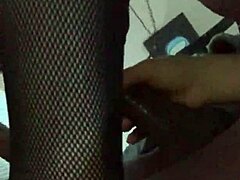 first night in lingerie with latina licking