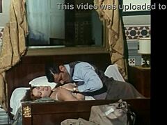 this wonderful redhead is giving a blowjob and getting a cumshot from the man.