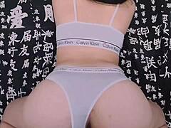 she said she couldn't handle it, bent over, and i entered nicely