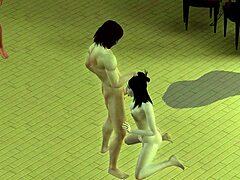 Suruba Tesuda No The Sims MP4: Cartoon Orgy Adventure