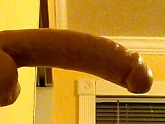 Gay Guy In Hood Deepthroats Dildo With Intense Passion