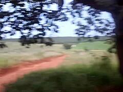 fucked the blonde with my big cock right on the road in public 😈