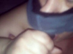 latina amateur eats big cock in pov blowjob, dick eater part 2