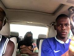 emris53 and friends on roller coaster, fingering shaved pussy and stroking boobs