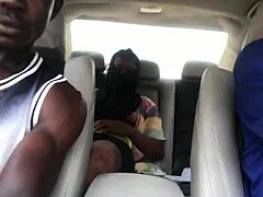 emris53 and friends on roller coaster, fingering shaved pussy and stroking boobs