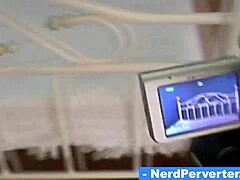 Office slut gets her pussy licked and shagged hard in POV at work