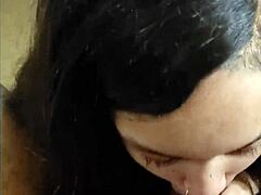 is this the only bikini dancer sucking black cock in pov?