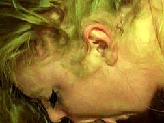 Hey, this white teen sucks cock like a pro.