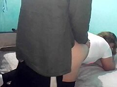 We filmed our doggystyle fuck on webcam