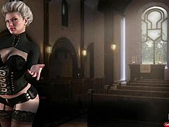 in treasure of nadia, she's preparing her pussy for some good sex in episode 3 scene 127 with blowjob