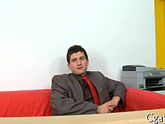 a giant dick dominates in gay porn