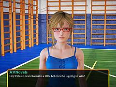 My new family introduces blonde teen