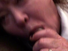 Loopy Lou Performs Amateur Blowjob On Big Cock