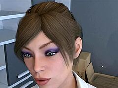 Thirsty For My Guest In Hentai Game Pornplay Episode 2 On The Sofa.