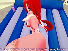 parasoul in bikini gets fucked hard in 3d skullgirls fantasy