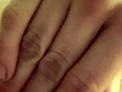 petite girlfriend plays with hairy pussy for cash while friend watches. it's her beaver getting all the attention.