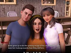 Cute fat curvy girl in outfit in 3d porn