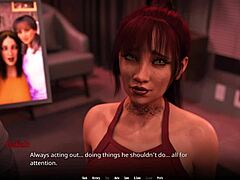 Cute fat curvy girl in outfit in 3d porn