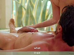 I give my stepdaughter a sensual nuru massage