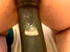 Myself playing with my huge dildo in anal fun 😏