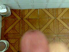 Beautiful cumshot on cock, so hot!