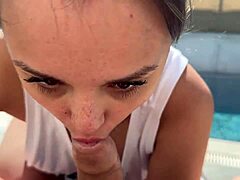 Oh wow, he's really punishing my mouth with that monster cock 😍