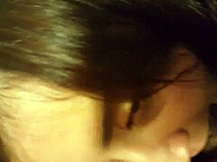 Sexy thick white girl sucks big black cock