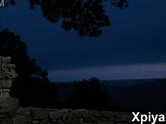 Indian teen brunette performs solo on webcam