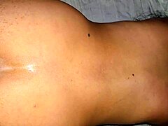 Doggystyle anal plug contrasts with interracial monster cock bending me over