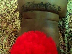 Hazelnut with Big Ass Ebony Redhead in Intense Action