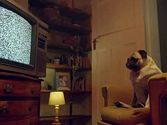 backroom recording with friend resists desire subtly