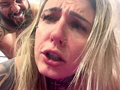 That Hot Fuck Thrusts Deep Without Condom Into My Wet Pussy, Cumming Hard On His Pulsing Cock, Eyes Turning Red From Intense Orgasm