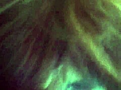 transsexual shemale giving oral blowjob in casual scene