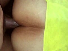 Pervy stepmom in cheerleader uniform rides curvy ass on stepson bareback