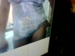 this casual scene features a woman with big natural tits showing off her boobs and curves in everyday action