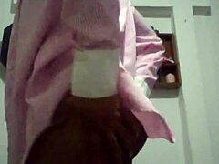 Black wife, are you dancing for your lover to get filled with cum in the marital bed?