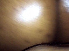 This chocolate BBW shows off her big fat ass.